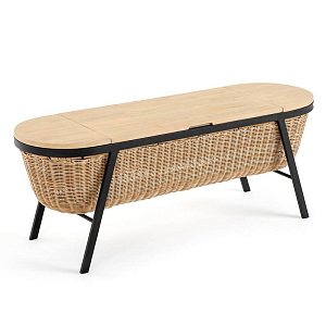 Банкетка с тремя отделениями Wicker Banquet