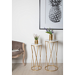 Столик дизайнерский Beige marble варинант исполнения - 2 | Loft Concept в Красноярске