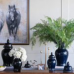 Ваза с крышкой однотонная Высота 48 см Chinoiserie Ceramics варинант исполнения - 4 | Loft Concept в Красноярске