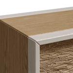 Комод 8 ящиков с подсветкой на рельефном фасаде Warm Industrial варинант исполнения - 3 | Loft Concept в Красноярске