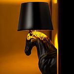 Horse Statue Floor Lamp Большой светильник Черная Лошадь варинант исполнения - 5 | Loft Concept в Красноярске