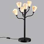 Настольная лампа с ветвями и белыми фарфоровыми цветами Floralis варинант исполнения - 4 | Loft Concept в Красноярске