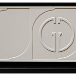 Тумбочка прикроватная с ящиком черно-серого цвета Noble Nightstand варинант исполнения - 4 | Loft Concept в Красноярске