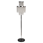 Торшер Хром с каскадом сияющих кристаллов Shining Waterfall варинант исполнения - 1 | Loft Concept в Красноярске