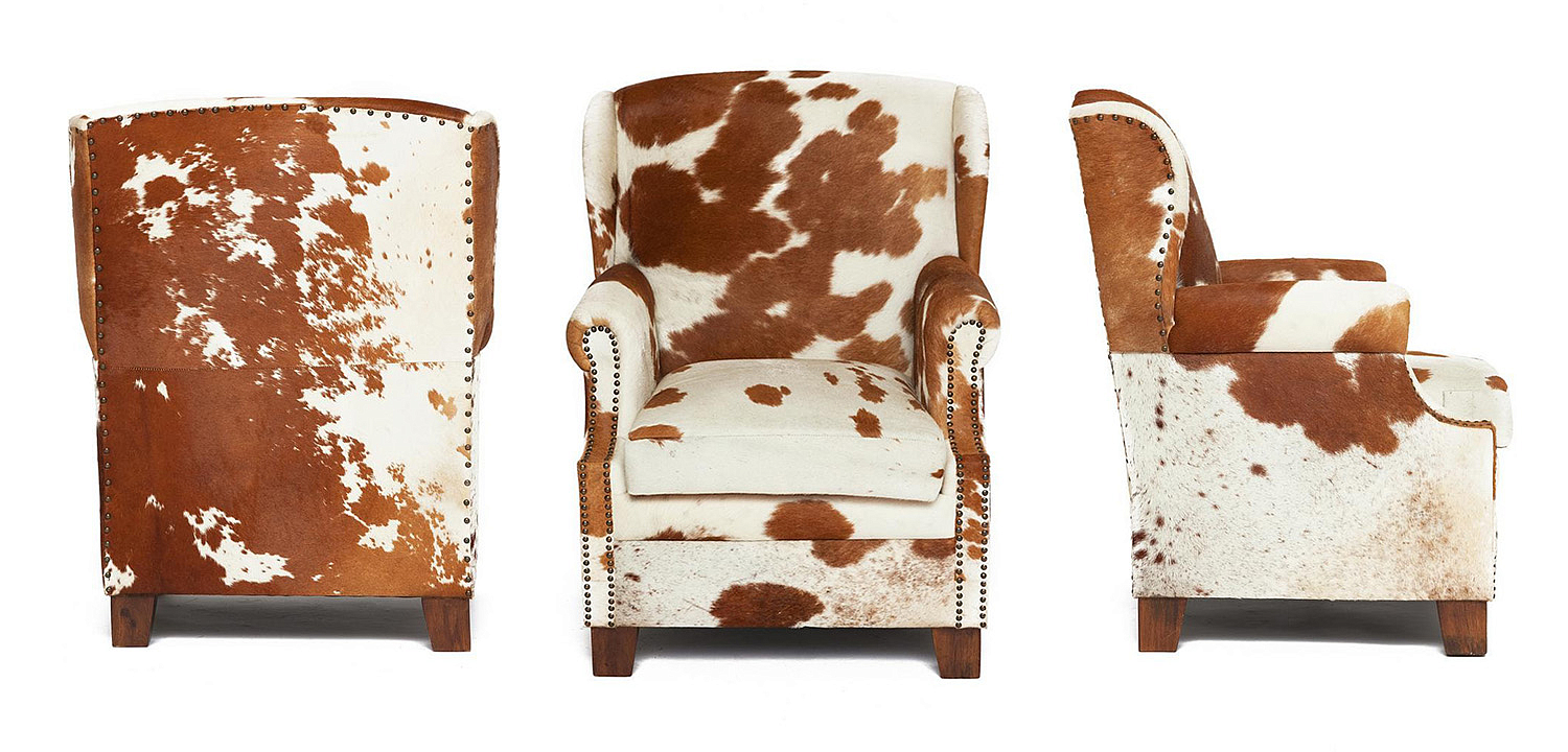 Кресло Cowhide Armchair - Loft-Concept в Красноярске
