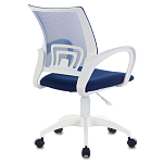 Офисное кресло с основанием из белого пластика Desk chairs Blue варинант исполнения - 2 | Loft Concept в Красноярске