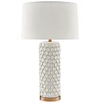 Настольная лампа покрытая лепестками белых цветов Fancy Calla Lily варинант исполнения - 2 | Loft Concept в Красноярске