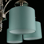 Люстра потолочная Nikoletta с бирюзовым плафоном варинант исполнения - 3 | Loft Concept в Красноярске