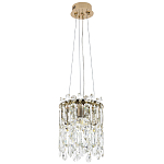 Подвесной светильник с хрустальными подвесками Roul Crystal Round Hanging Lamp варинант исполнения - 2 | Loft Concept в Красноярске
