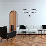 Подвесной светильник волнообразной формы LED 35W 3000K Infinity варинант исполнения - 3 | Loft Concept в Красноярске