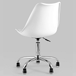 Офисный стул на металлическом основании EGGERY White пластик варинант исполнения - 4 | Loft Concept в Красноярске