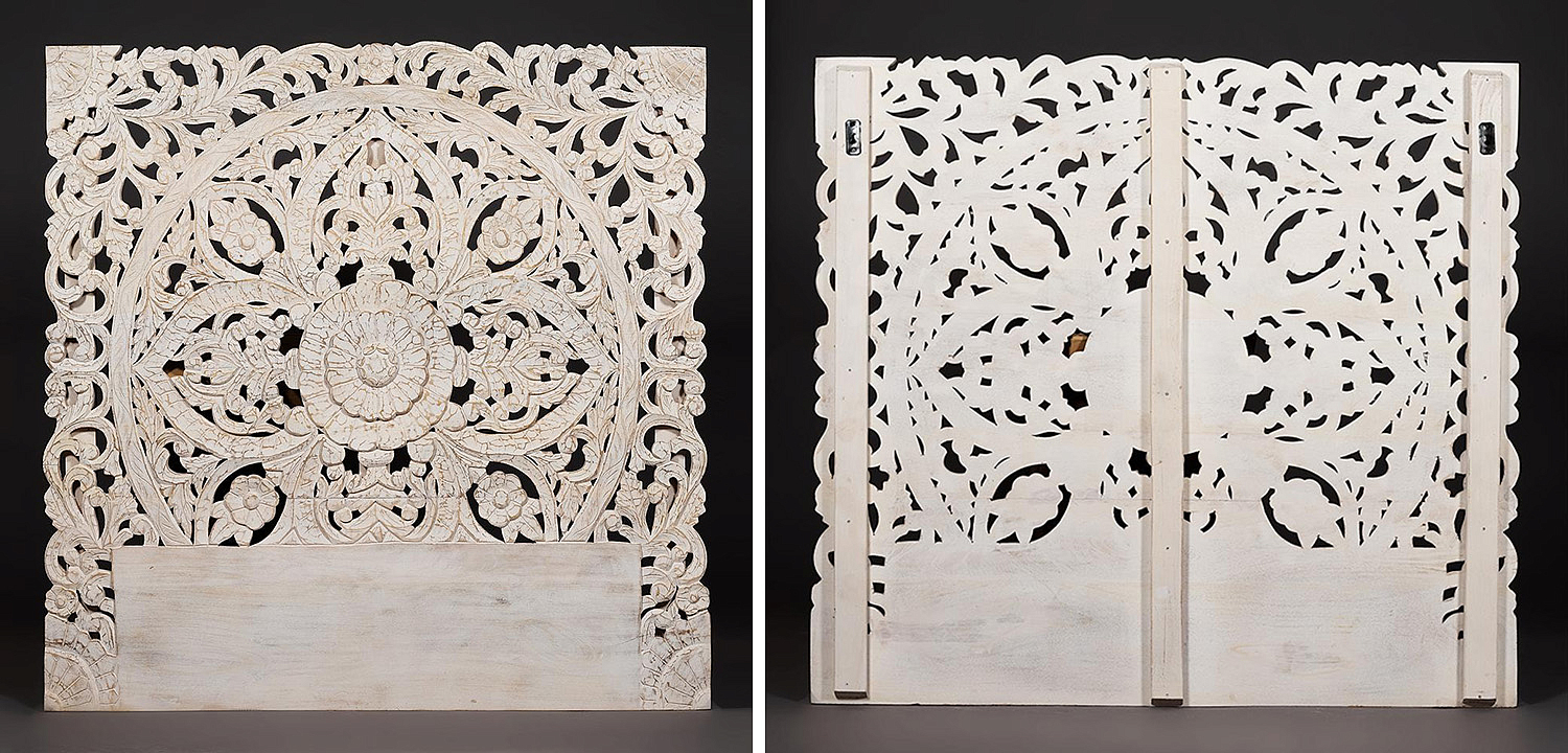 Изголовье-панно Indian antique white Headboard - Loft-Concept в Красноярске