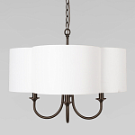 Люстра с белым текстильным абажуром Vitorino  варинант исполнения - 1 | Loft Concept в Красноярске