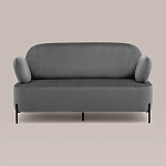 Диван в велюровой обивке серого цвета COLOR BLOCK варинант исполнения - 3 | Loft Concept в Красноярске