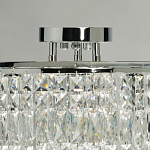 Потолочный светильник круглый с прозрачными подвесками Lunet варинант исполнения - 17 | Loft Concept в Красноярске