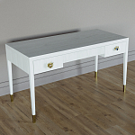 Письменный стол Elsa Dreams White Шпон дерево с двумя ящиками варинант исполнения - 2 | Loft Concept в Красноярске