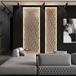 Гипсовая 3D панель с принтографией PM-50 варинант исполнения - 5 | Loft Concept в Красноярске