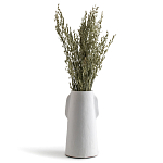 Ваза Serené Ceramic Vase Белая варинант исполнения - 3 | Loft Concept в Красноярске