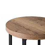 Стол журнальный круглый в стиле лофт Urban Style Space варинант исполнения - 2 | Loft Concept в Красноярске