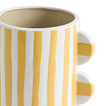 Ваза из фаянса Brighter than the Stars жёлтая полоска варинант исполнения - 2 | Loft Concept в Красноярске