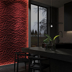 Гипсовая 3D панель с принтографией PM-40 варинант исполнения - 1 | Loft Concept в Красноярске