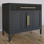 Буфет Primo с двумя ящиками и двумя фасадами Черный дуб варинант исполнения - 3 | Loft Concept в Красноярске