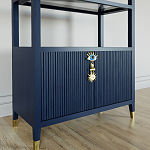 Стеллаж со стеклянными полками Elsa Dreams Blue варинант исполнения - 2 | Loft Concept в Красноярске