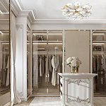 Потолочная люстра круглая ветвистыми бронзовыми элементами и стеклянными рифлеными дисками Textured Glass Chandelier варинант исполнения - 7 | Loft Concept в Красноярске