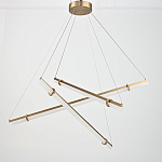 Светодиодная люстра Trumpet Tube Brass 107 варинант исполнения - 4 | Loft Concept в Красноярске