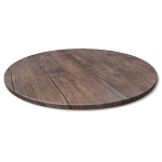 Стол журнальный c коричневой круглой столешницей на четырех металлических ножках Charm Coffee Table варинант исполнения - 2 | Loft Concept в Красноярске