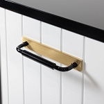 Черно-белый распашной комод Accordo варинант исполнения - 6 | Loft Concept в Красноярске