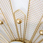 Часы настенные из металла в виде солнца с белым циферблатом Mirror Tower Clock варинант исполнения - 2 | Loft Concept в Красноярске