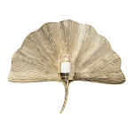 Большой Настенный Подсвечник золотой Лист Пальмы варинант исполнения - 1 | Loft Concept в Красноярске