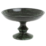 Фруктовница большая из натурального камня Змеевик Шабровский Natural Stone Fruit Bowls варинант исполнения - 1 | Loft Concept в Красноярске