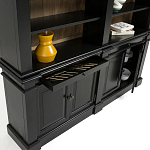 Витрина из массива сосны Sterling Showcase Black варинант исполнения - 5 | Loft Concept в Красноярске