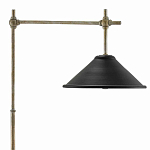 Торшер с черным абажуром в форме конуса Сoncord варинант исполнения - 1 | Loft Concept в Красноярске