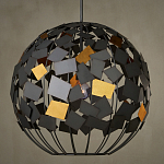 Люстра в форме сферы с декором из металлических квадратов Path to the Stars варинант исполнения - 3 | Loft Concept в Красноярске