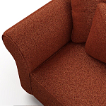 Мебельная ткань Шенилл терракотовый цвет 138 см T4-44 варинант исполнения - 3 | Loft Concept в Красноярске