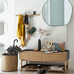 Плетеная корзина для белья с ручками Nyimbo Wicker Basket варинант исполнения - 4 | Loft Concept в Красноярске