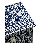 Комод инкрустация костью ORIENTAL Indian синий орнамент варинант исполнения - 4 | Loft Concept в Красноярске
