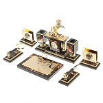 Настольный письменный набор из яшмы и долерита с декором в виде коня Manager Organizer варинант исполнения - 3 | Loft Concept в Красноярске