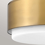 Потолочный светильник круглой формы с белым матовым плафоном Hinkley варинант исполнения - 2 | Loft Concept в Красноярске