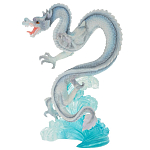 Декоративная статуэтка Дракон White Blue Water Dragon Statuette варинант исполнения - 1 | Loft Concept в Красноярске