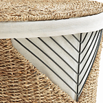 Плетеная корзина для белья Juste Wicker Basket варинант исполнения - 4 | Loft Concept в Красноярске