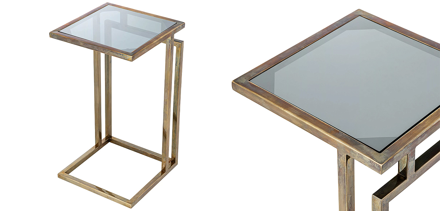Приставной стол Eichholtz Side Table Marcus Brass Приставной стол Eichholtz Side Table Marcus Brass - Loft-Concept в Красноярске