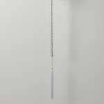 Бра с белым текстильным абажуром и хрустальными подвесками с декоративной кисточкой Lustre Reverie варинант исполнения - 5 | Loft Concept в Красноярске