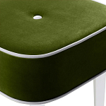 Квадратный мягкий пуф на белых ножках Winton Pouf Square варинант исполнения - 2 | Loft Concept в Красноярске