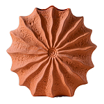 Ваза керамическая в виде круглой терракотовой морской раковины Galapagos варинант исполнения - 1 | Loft Concept в Красноярске