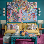 Homer Simpson in Paradise картина акрил на холсте варинант исполнения - 1 | Loft Concept в Красноярске