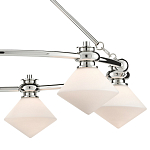 Люстра с ромбовидными плафонами Pointed Diamond Shade варинант исполнения - 1 | Loft Concept в Красноярске